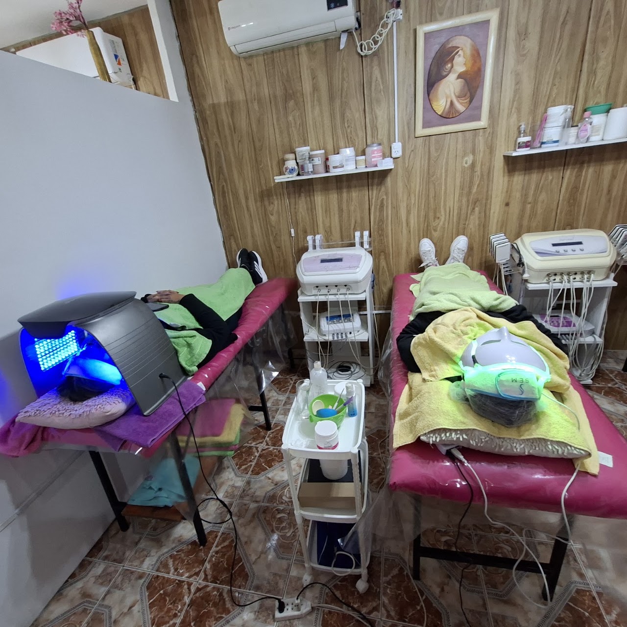 Sala de tratamientos de Almendra Estética y Spa